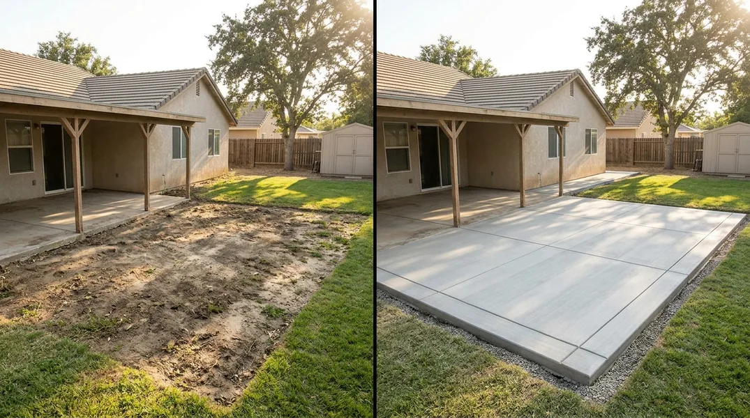 Stamped Concrete Patio Ideas for Visalia Backyards